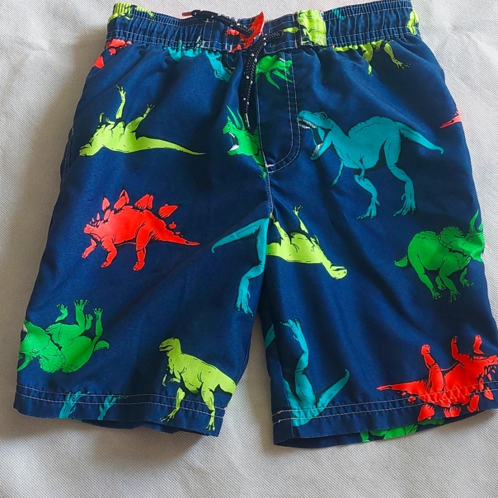 Carter's Dinosaur print swim trunks